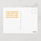 Carte Postale Saint John Portugais Festa Voisin (Dos)