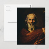 Carte Postale Saint Joseph de Jusepe de Ribera  (Devant / Derrière)