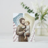 Carte Postale Saint Joseph le Protecteur (Debout devant)