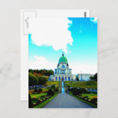 Carte Postale Saint Joseph Montréal chauch (Devant / Derrière)