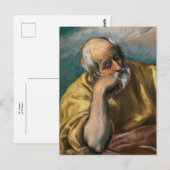 Carte Postale Saint Joseph par El Greco (Devant / Derrière)