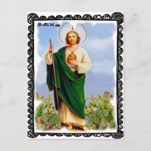 CARTE POSTALE SAINT JUDE CATHOLIQUE 01 PRODUITS PERSONNALISABLES