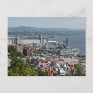 Carte Postale Saint Lawrence River, Quebec City Postcard