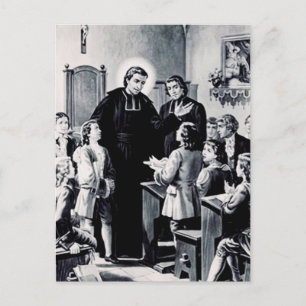 Carte Postale Saint Louis de Montfort Prêtre français