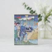 Carte Postale Saint-Louis embarque pour les croisades (Debout devant)