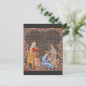Carte Postale Saint Louis IX de France Protecteur des Rois Art (Debout devant)