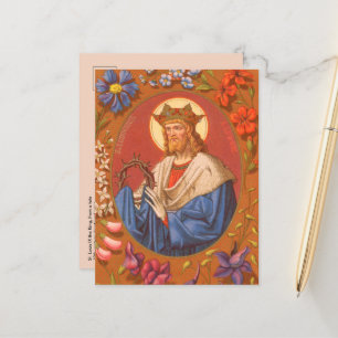 Carte Postale Saint Louis IX le roi (PM 05)