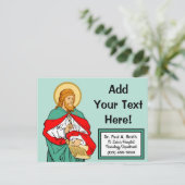 Carte Postale Saint Luc, Médecin bien-aimé (RLS 08 ; MedVers.) (Debout devant)