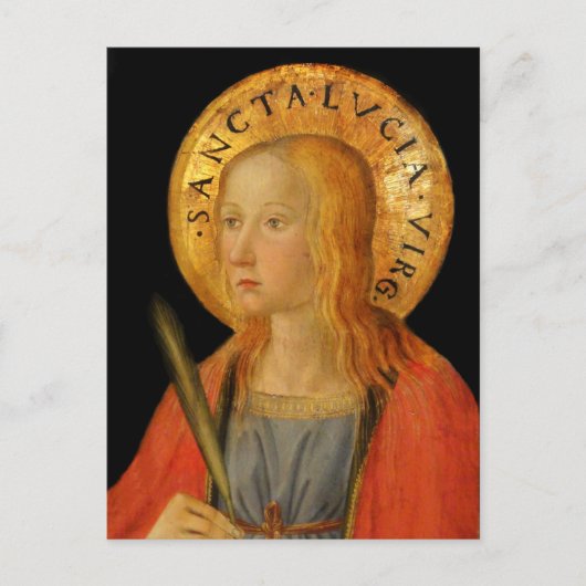 Carte Postale Saint Lucy Lucia c1470 (Devant)