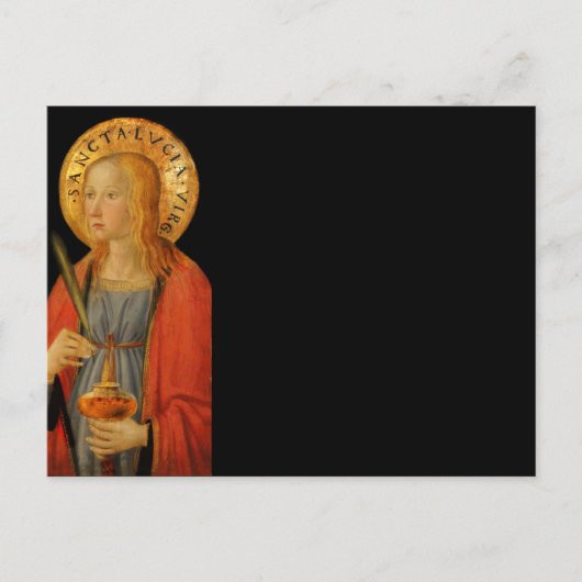 Carte Postale Saint Lucy Lucia c1470 (Devant)