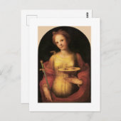 Carte Postale Saint Lucy par Domenico Beccafumi, 1521 (Devant / Derrière)
