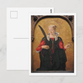Carte Postale Saint Lucy par Francesco del Cossa (Devant / Derrière)