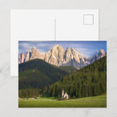 Carte Postale Saint-Magdalena | Val di Funes (Devant / Derrière)
