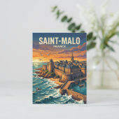 Carte Postale Saint-Malo France (Debout devant)