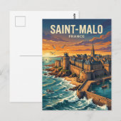 Carte Postale Saint-Malo France (Devant / Derrière)