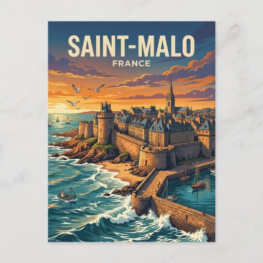 Carte Postale Saint-Malo France (Devant)