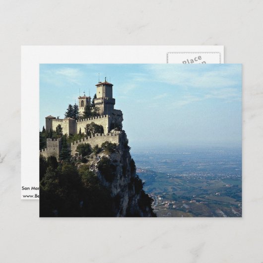 Carte Postale Saint-Marin (Devant / Derrière)