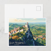 Carte Postale Saint-Marin (Devant / Derrière)