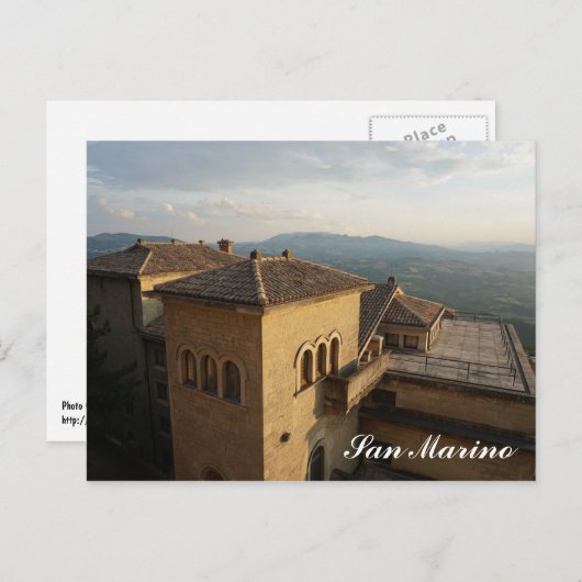 Carte Postale Saint-Marin (Devant / Derrière)