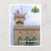 Carte Postale Saint-Marin - Bâtiment public - (Devant)