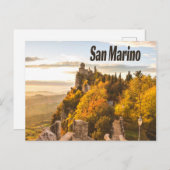 Carte Postale Saint-Marin Europe Trois tours (Devant / Derrière)