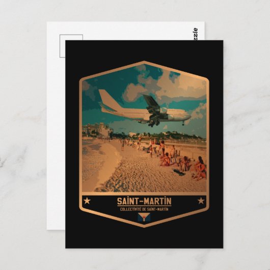 Carte Postale Saint Martin (Devant / Derrière)