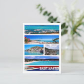 Carte Postale Saint Martin - Mosaïque - (Debout devant)