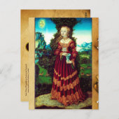 Carte Postale SAINT MARY MAGDALENE Parchment (Devant / Derrière)