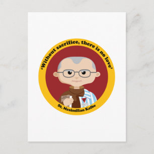 Carte Postale Saint Maximilian Kolbe
