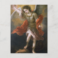 Saint Michael bannit le diable à l'abîme