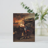Carte Postale Saint Michael et le Dragon (Debout devant)