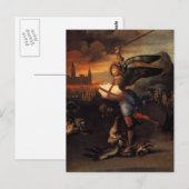 Carte Postale Saint Michael et le Dragon (Devant / Derrière)