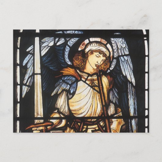 Carte Postale Saint Michael par Sir Edward Coley Burne-Jones (Devant)