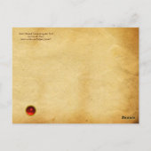 Carte Postale Saint Michael Vanquishing le diable (Dos)