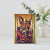 Carte Postale Saint Michael Vanquishing le diable (Debout devant)