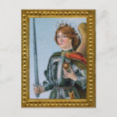 Carte Postale Saint Michel Archange (détail; M 017) (Devant)