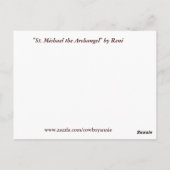 Carte Postale Saint Michel l'Archange par Reni (Dos)