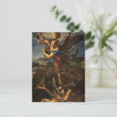 Carte Postale Saint Michel vainquant Satan (Debout devant)