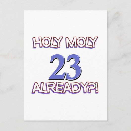 Carte Postale Saint Moly 23 ans déjà Design (Devant)