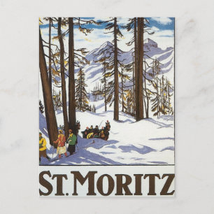Carte Postale Saint-Moritz