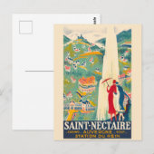 Carte Postale Saint-Nectaire France Poster vintage (Devant / Derrière)