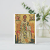 Carte Postale Saint Nicolas de Myra Icon orthodoxe (Debout devant)