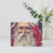 Carte Postale Saint Nicolas victorien à l'ancienne (Debout devant)