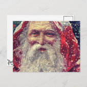 Carte Postale Saint Nicolas victorien à l'ancienne (Devant / Derrière)