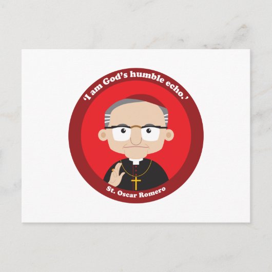Carte Postale Saint Oscar Romero (Devant)