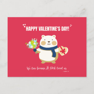 Carte Postale Saint Ours Saint Valentin