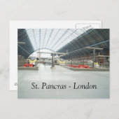 Carte Postale Saint-Pancras - Londres - Postcard (Devant / Derrière)