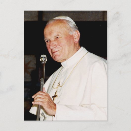 Carte postale Saint Pape Jean-Paul II (Devant)