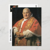 Carte Postale Saint Pape Jean XXIII (Devant / Derrière)