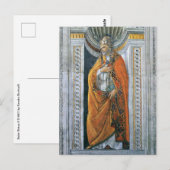 Carte Postale Saint-Pape Sixte II par Sandro Botticelli (Devant / Derrière)